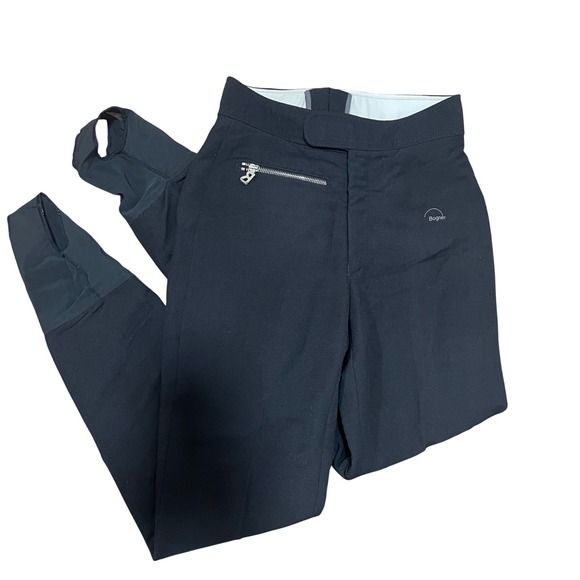 Bogner Jackets & Blazers - Bogner Womens‎ Vintage Stirrup Ski Pants Black High Waist Made in USA Size 6